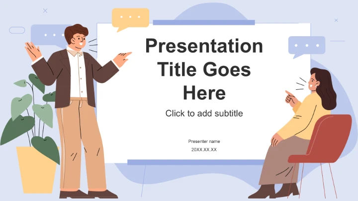 蓝色扁平风员工通用能力提升课程PPT主题