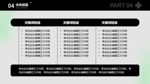 绿色简约潮流风工作总结汇报PPT模板