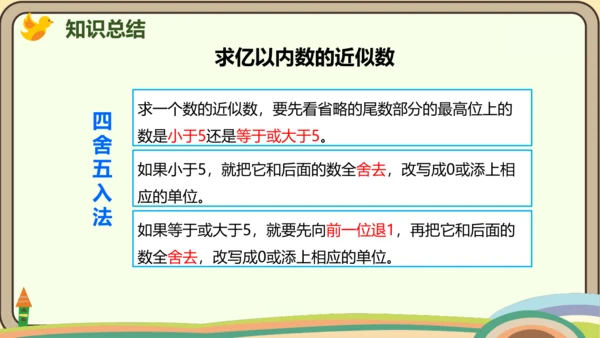 人教版数学四年级上册1.6 求亿以内数的近似数课件(共24张PPT)