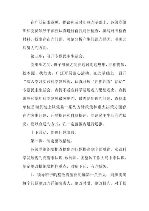 开展四抓四看活动实施方案.docx