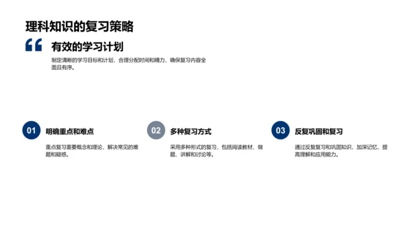 理科知识助力专业学习PPT模板