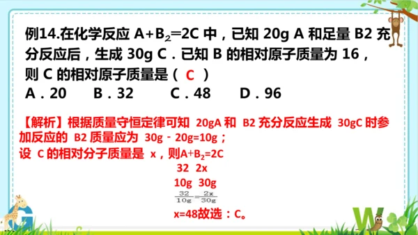第五单元化学反应的定量关系整理与提升课件(共73张PPT)-九年级化学人教版2024上册