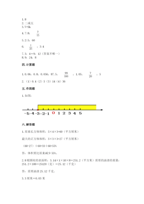 北京版六年级下册数学期末测试卷精品（能力提升）.docx