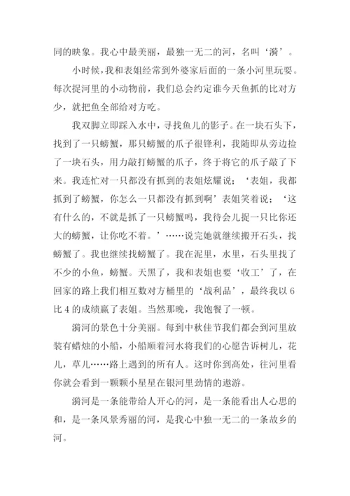 故乡的河作文700字.docx