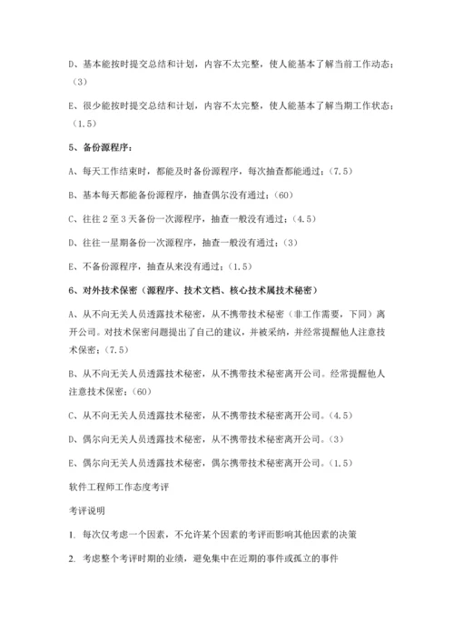 软件工程师绩效考核.docx