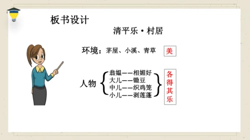 1古诗三首 清平乐·村居 课件