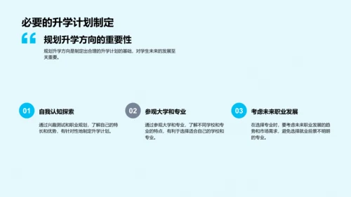 高考升学策略实践报告PPT模板