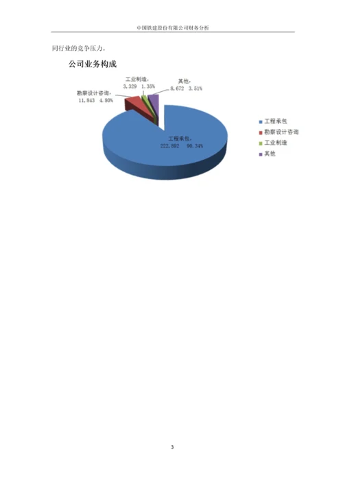 中国铁建股份有限公司财务分析.docx