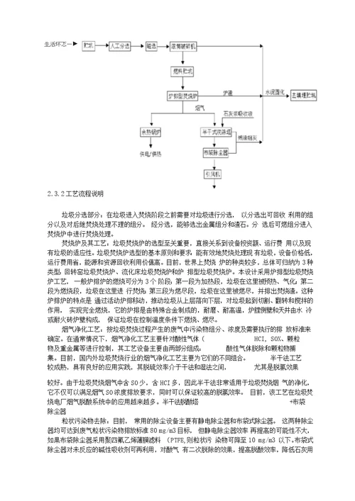 垃圾焚烧厂课程设计