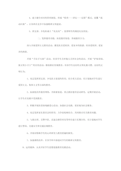 小学文明创建工作实施方案.docx