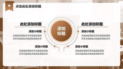 棕色商务风实习报告工作总结汇报PPT模板