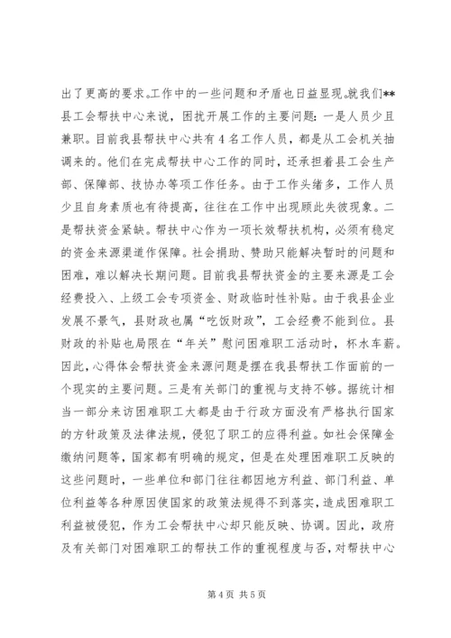 县总工会帮扶工作汇报材料 (5).docx