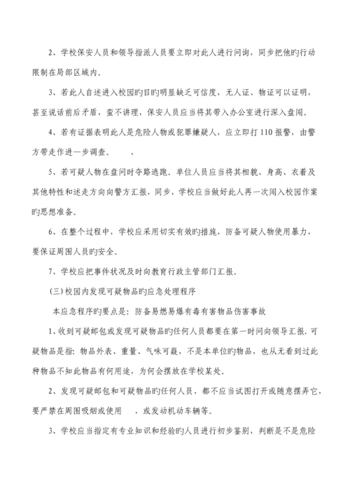 2023年学校防暴应急预案.docx
