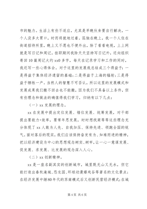 乡镇挂职干部述职报告.docx