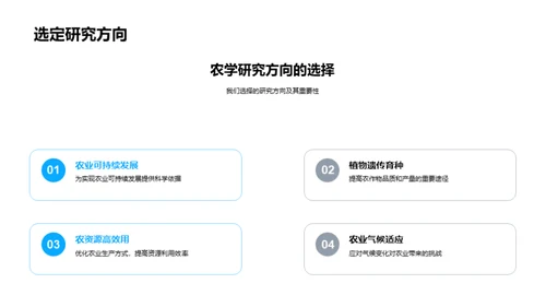 农学研究的未来路径