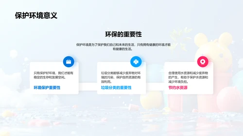 环境保护实践课PPT模板