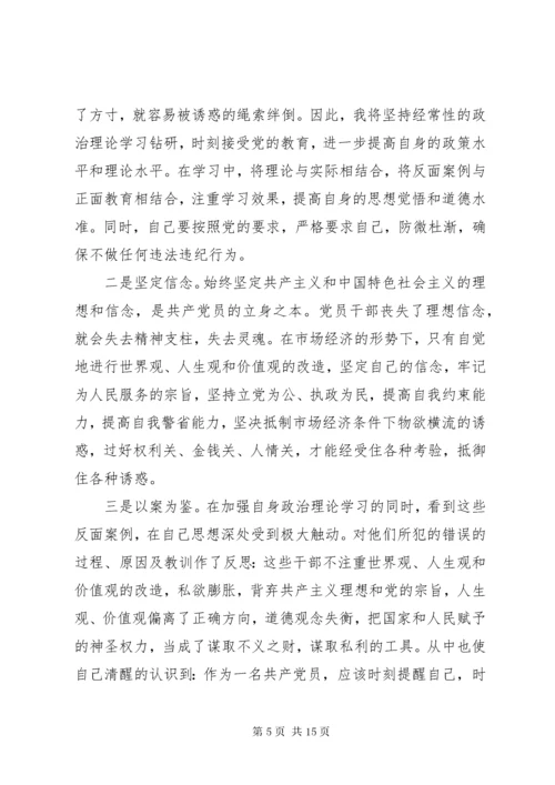 4警钟长鸣廉洁自律-警示教育心得体会合集5篇.docx