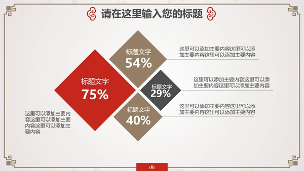 中国古风酒文化企业宣传通用PPT模板