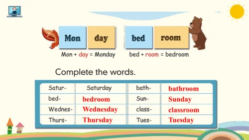 Unit 2 My week Part B Read and write课件（共17张PPT，内嵌音