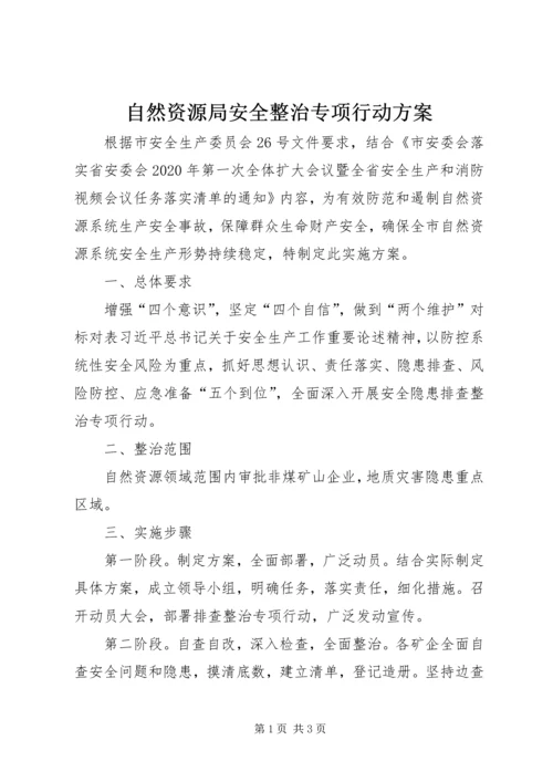 自然资源局安全整治专项行动方案.docx