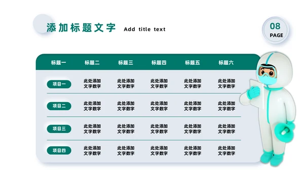 医院小护士护理年终汇报通用PPT模板