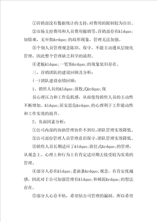 销售经理个人工作总结范文精选