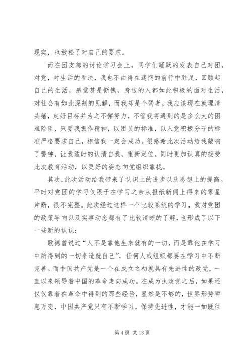 通过党课的学习 (3).docx