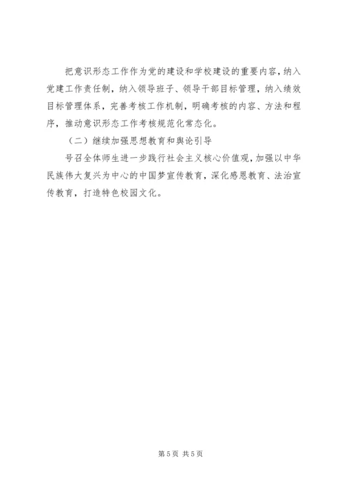 学校意识形态工作自查报告 (3).docx