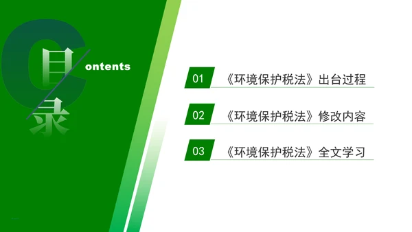 新修订中华人民共和国环境保护税法全文解读学习PPT