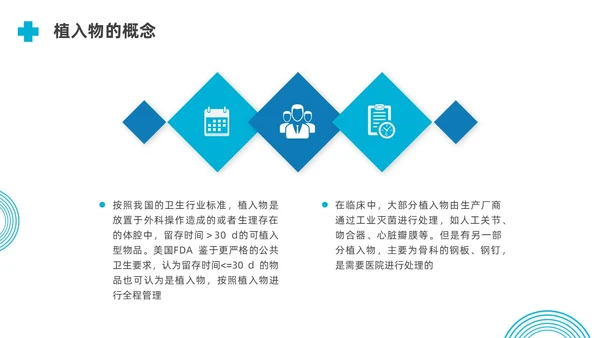 蓝色水彩简约商务外来器械的管理及处理流程培训PPT器械管理