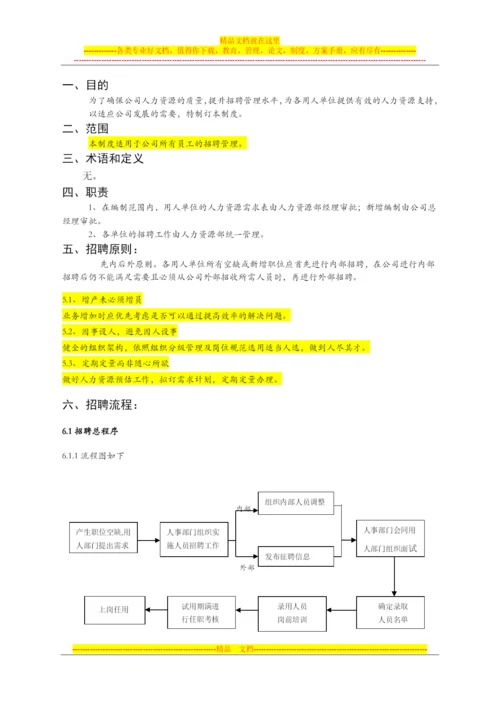 招聘管理制度.docx