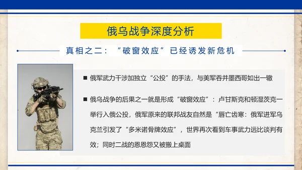 俄乌冲突专题教学解读PPT模板