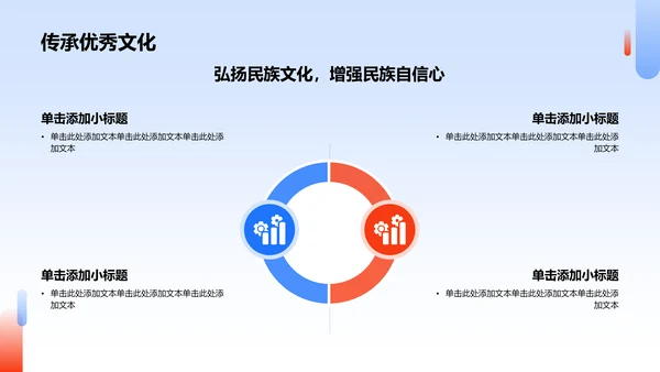 蓝色党政风中国梦强国梦PPT模板