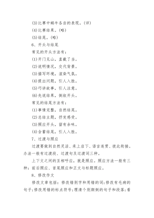 1-6年级语文知识点大全.docx