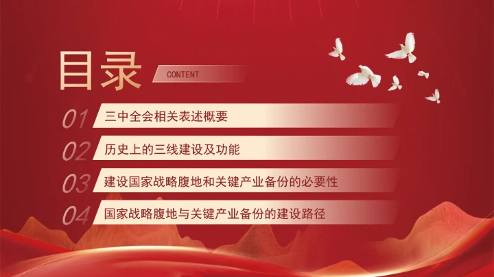 时事热点建设国家战略腹地和关键产业备份的战略和布局ppt