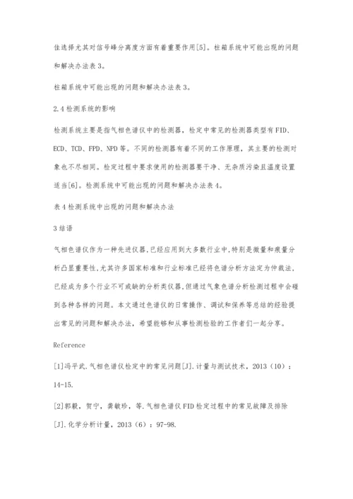 气相色谱仪常见问题解决的探讨.docx