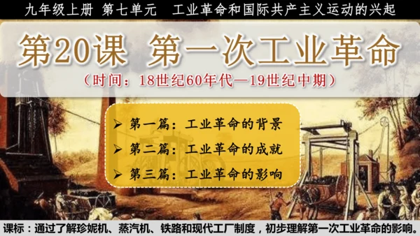 第20课第一次工业革命  课件