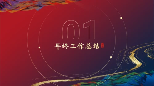 新起点新跨越老虎国潮中国风通用PPT模板