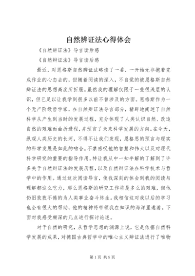 自然辨证法心得体会 (4).docx