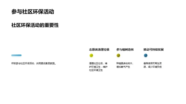 绿色行动，美丽家园