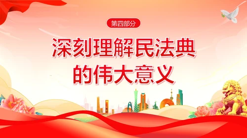 民法典宣传月民法典法律知识宣讲PPT课件