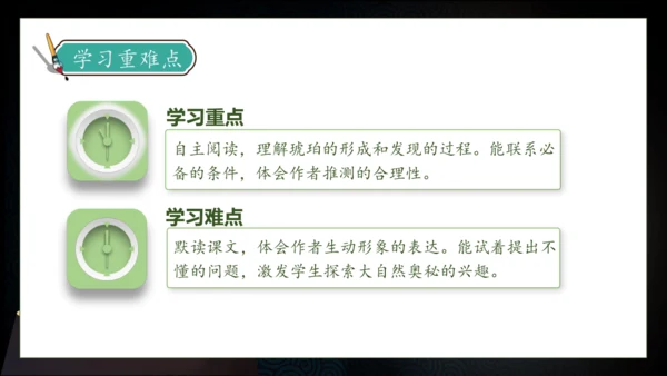 【核心素养】部编版语文四年级下册-5.琥珀 第2课时（课件）