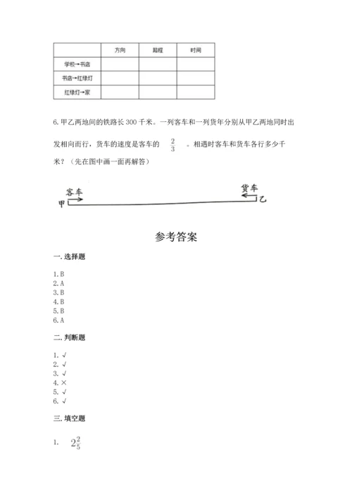 人教版六年级上册数学 期中测试卷附参考答案【培优a卷】.docx