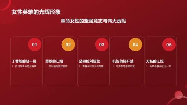 红色党政风红色故事PPT模板