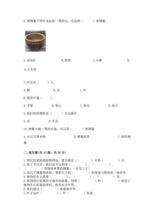 教科版一年级上册科学期末测试卷有完整答案.docx