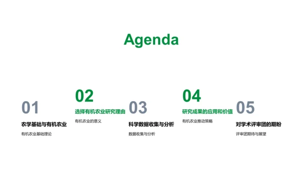 有机农业成果报告PPT模板