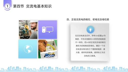 彩色水彩微粒体电工培训企业培训PPT课件
