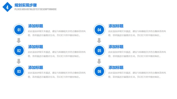 蓝色商务述职报告通用PPT模板