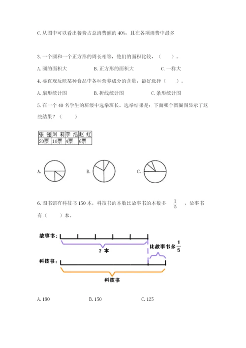 2022人教版六年级上册数学期末测试卷有答案.docx