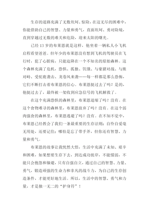 手斧男孩读后感.docx